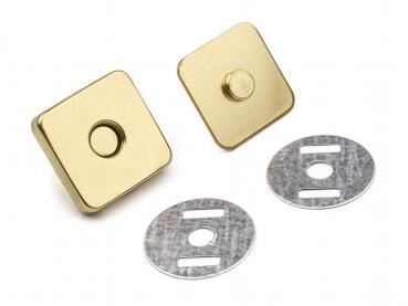 Taschenverschluss Magnetisch 18 x 18 mm Gold